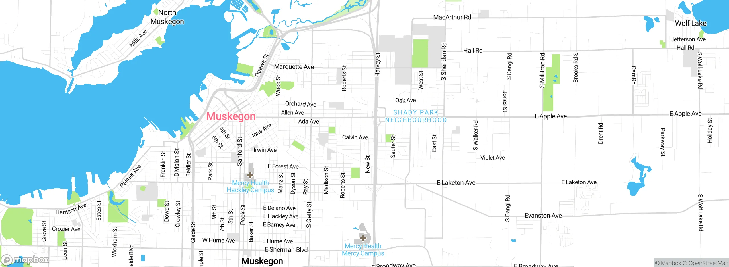 Map showing approximate location