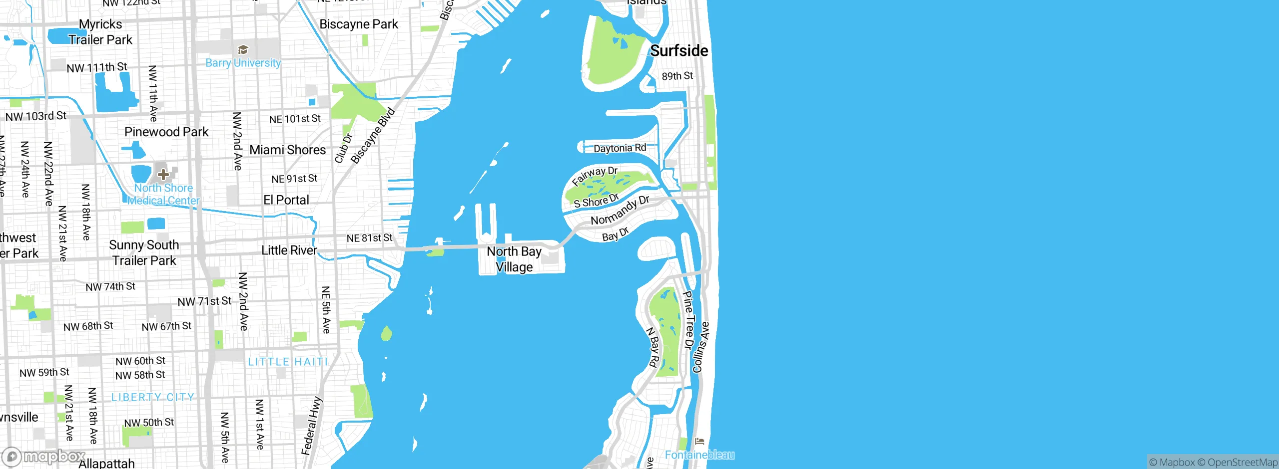 Map showing approximate location