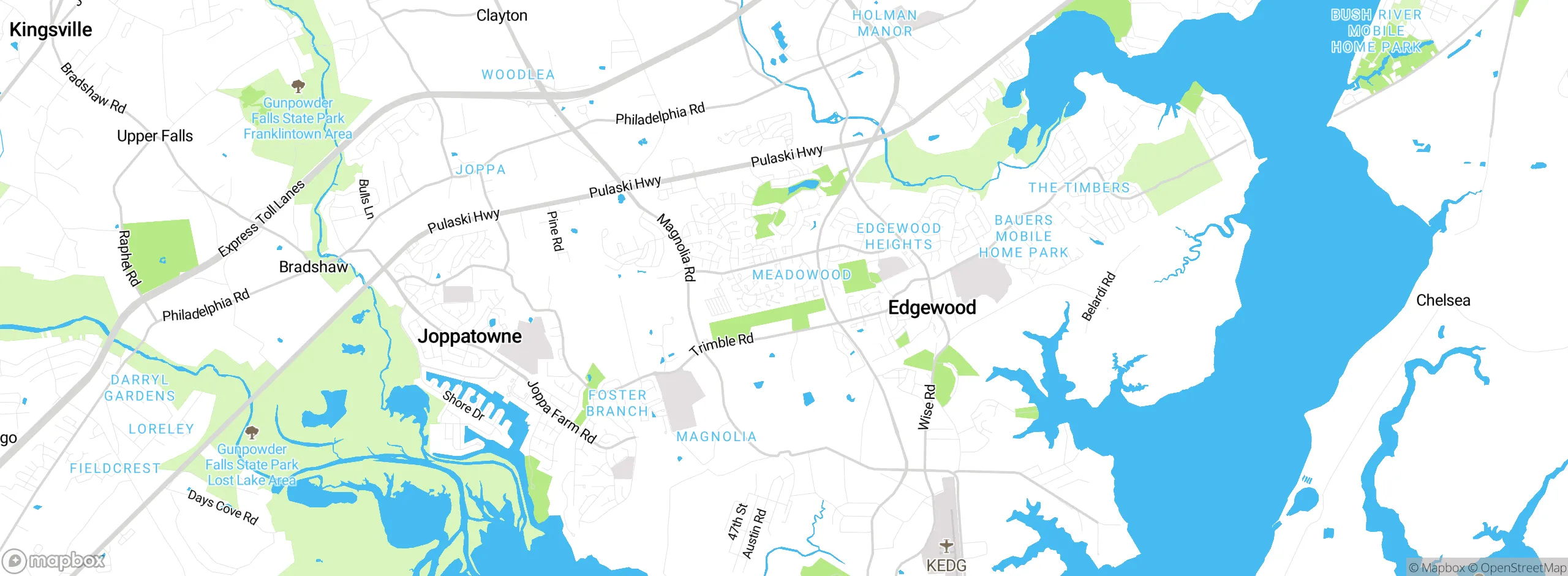 Map showing approximate location