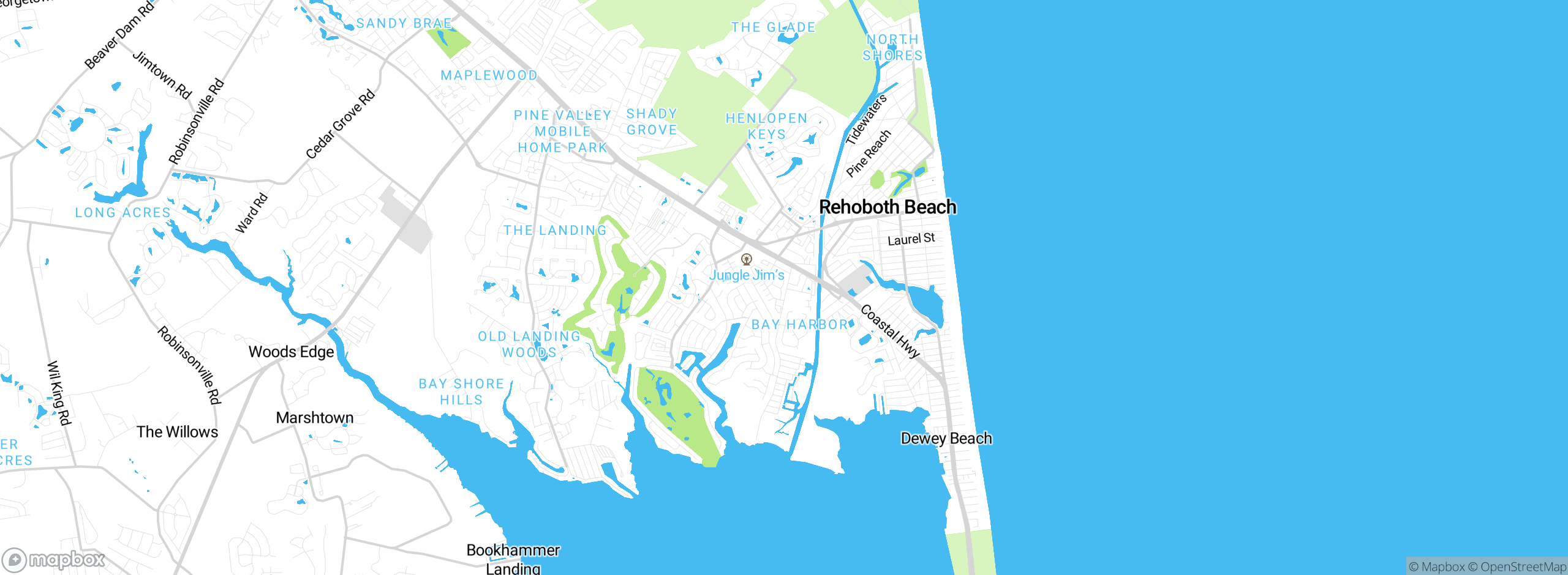 Map showing approximate location