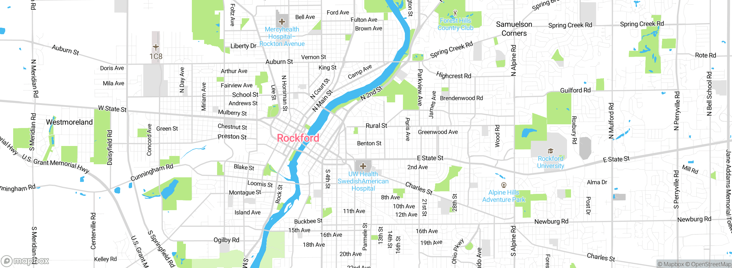 Map showing approximate location