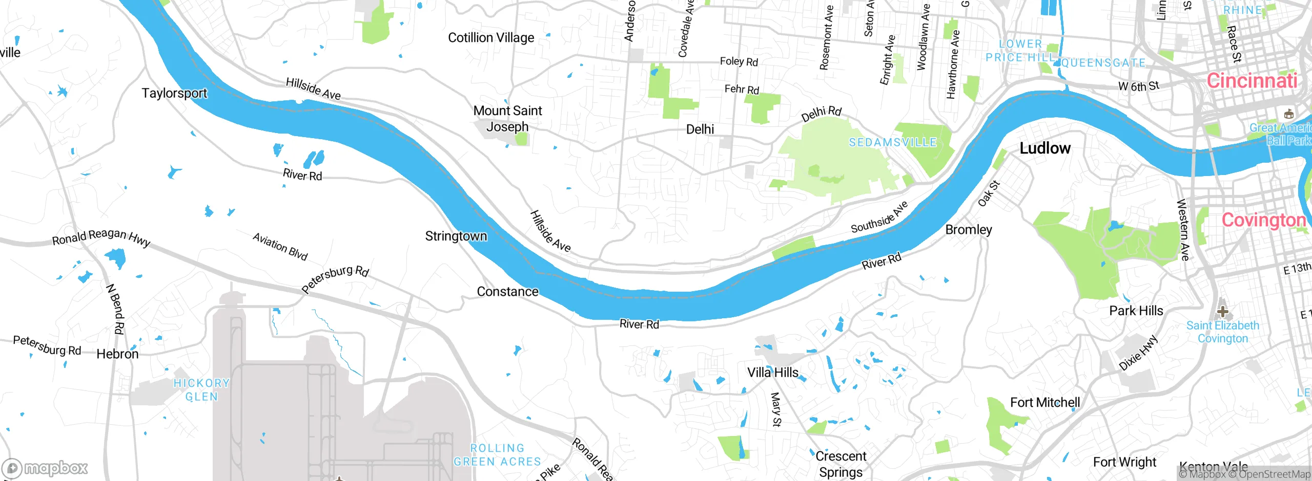 Map showing approximate location
