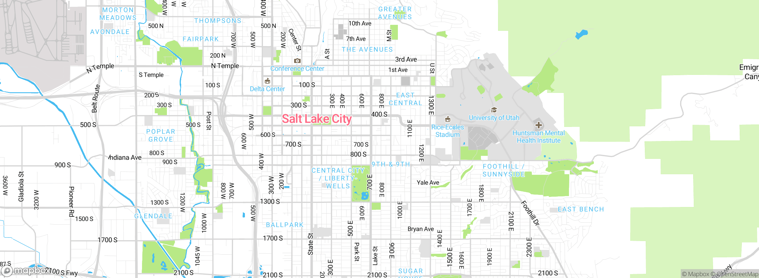 Map showing approximate location