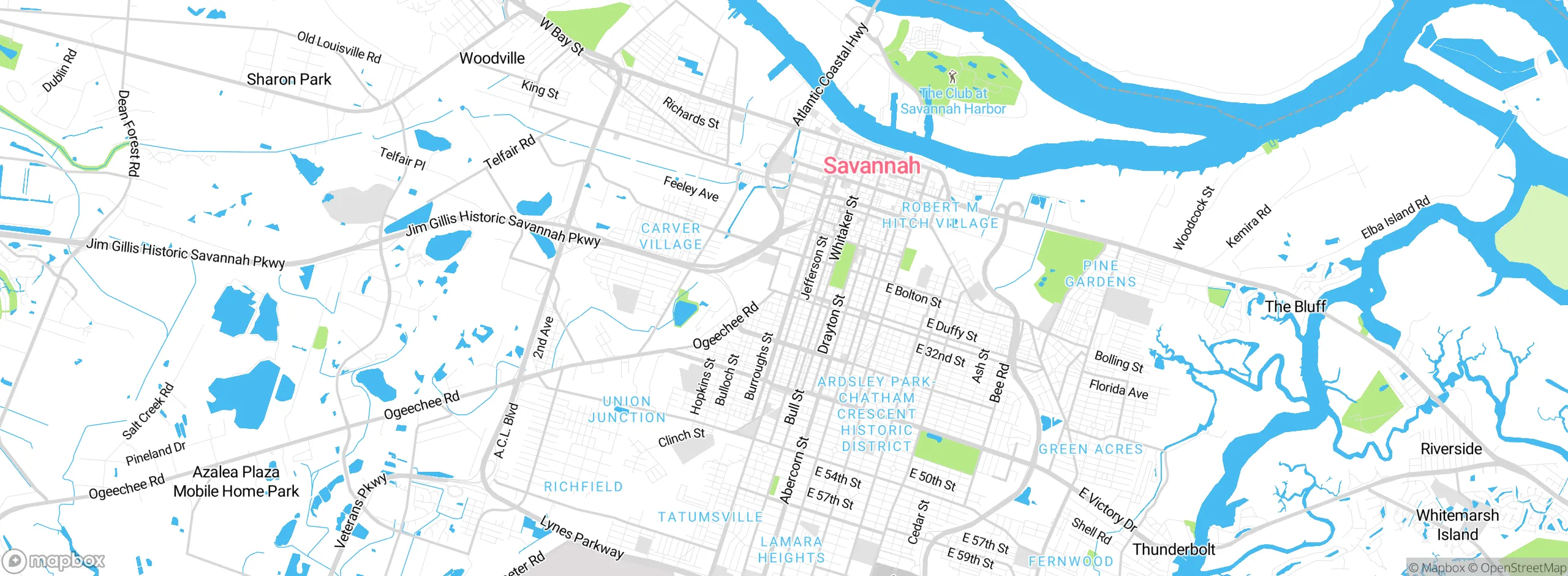Map showing approximate location