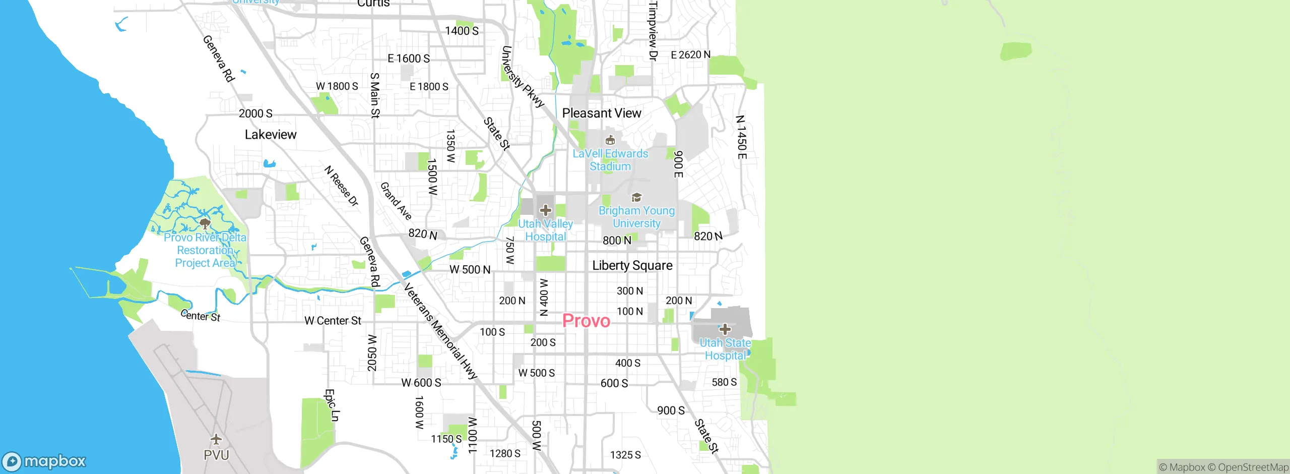 Map showing approximate location