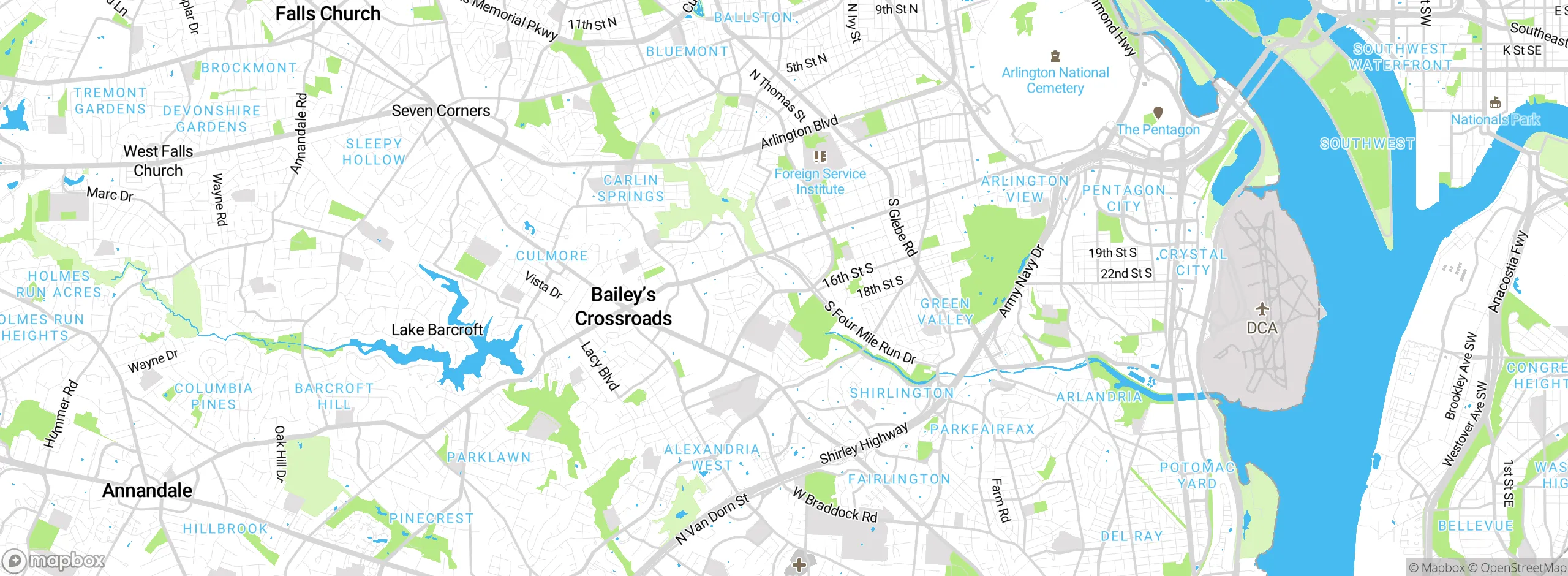 Map showing approximate location