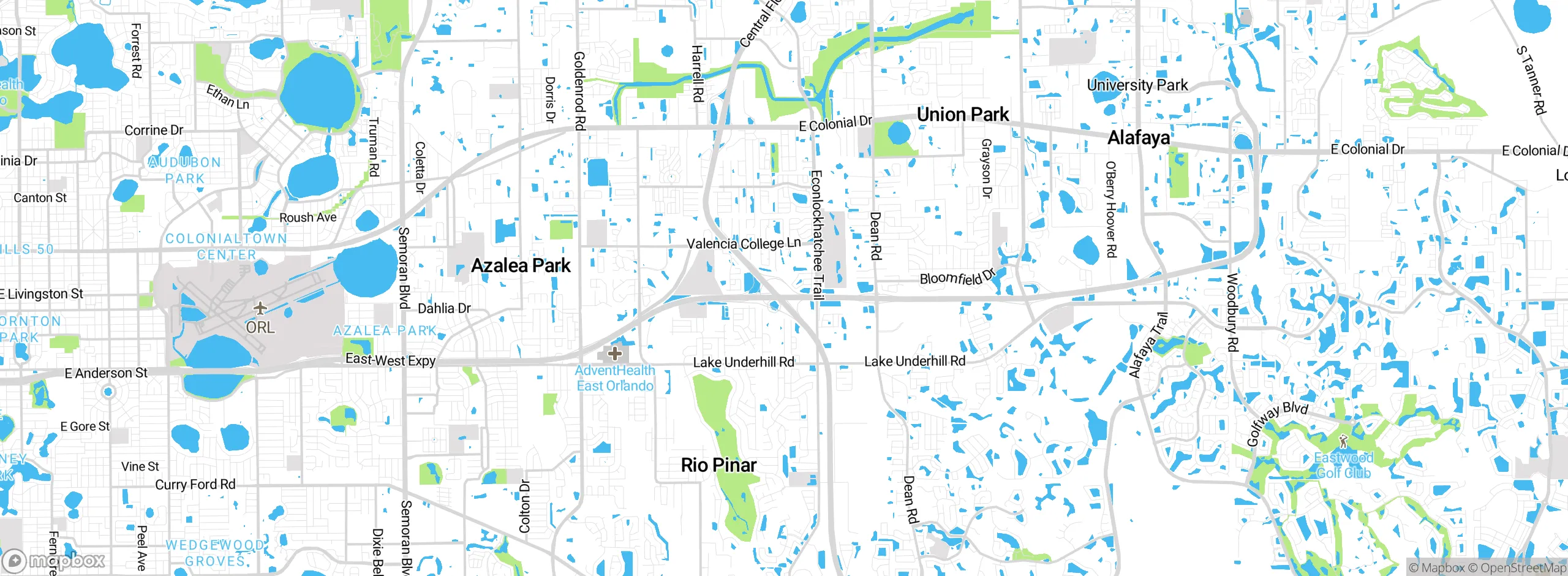 Map showing approximate location