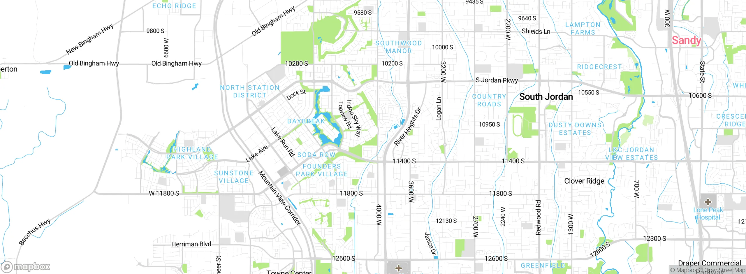 Map showing approximate location