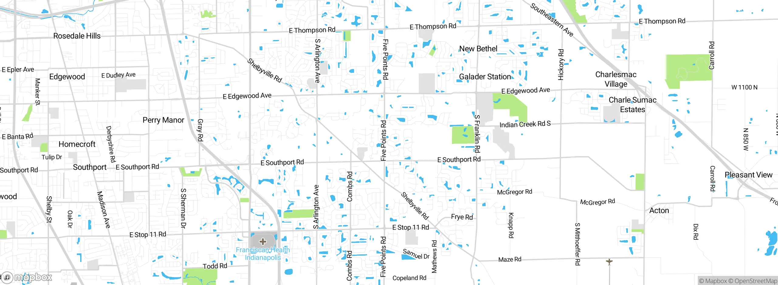 Map showing approximate location
