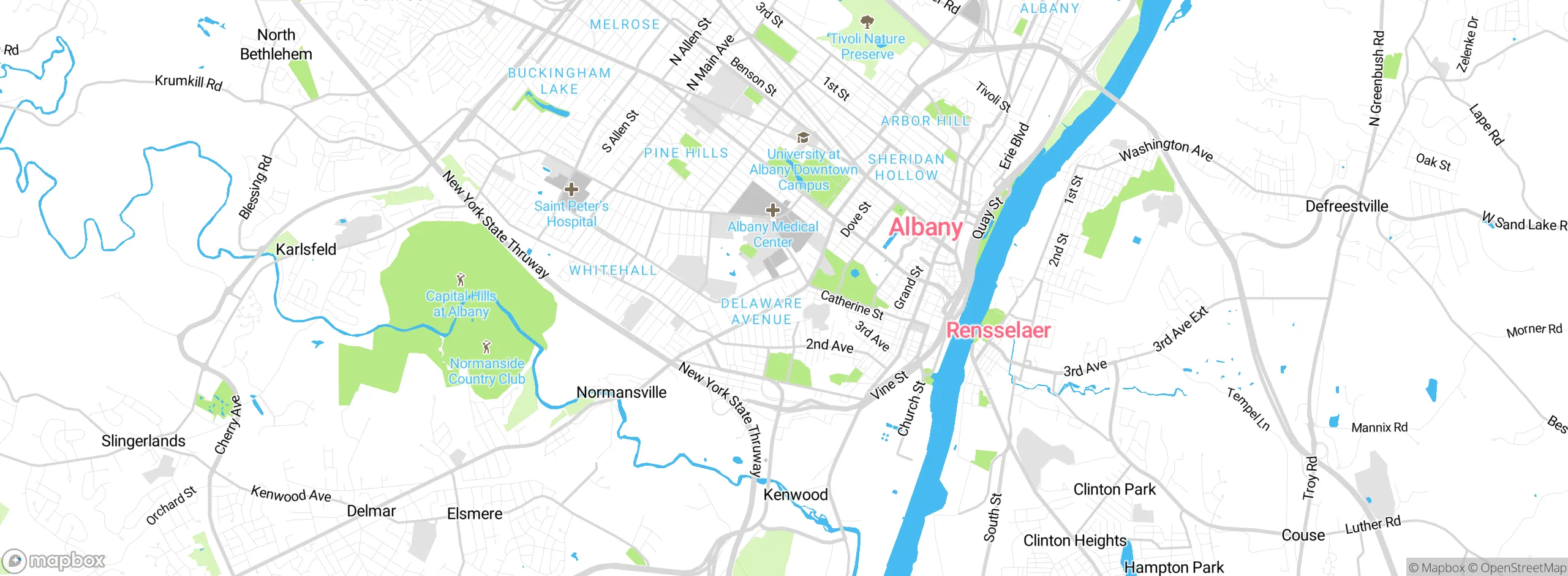 Map showing approximate location
