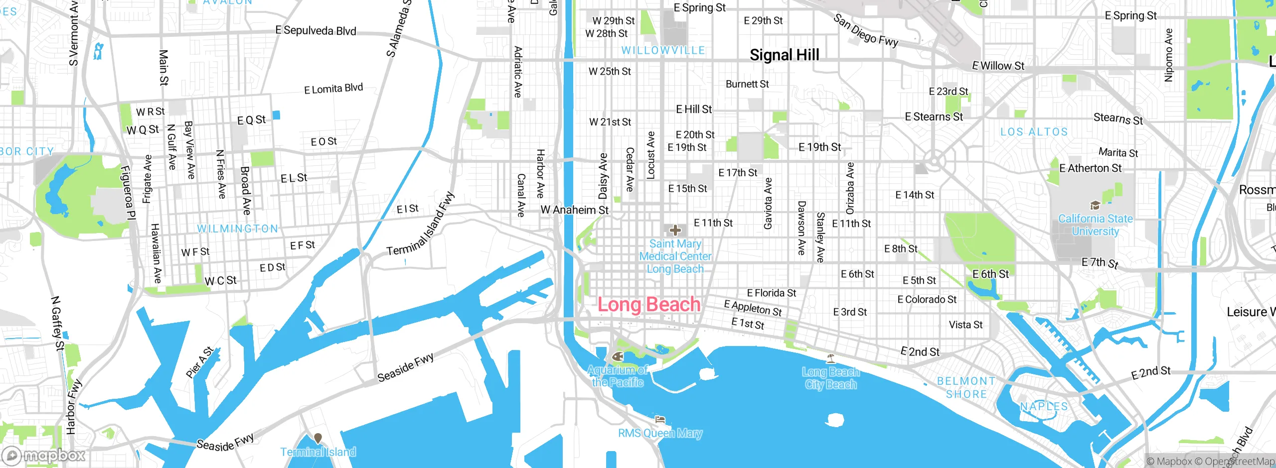 Map showing approximate location