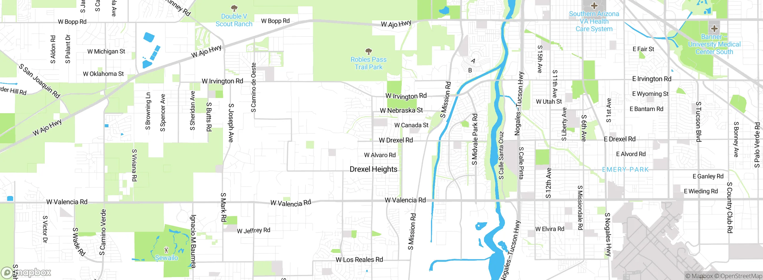 Map showing approximate location