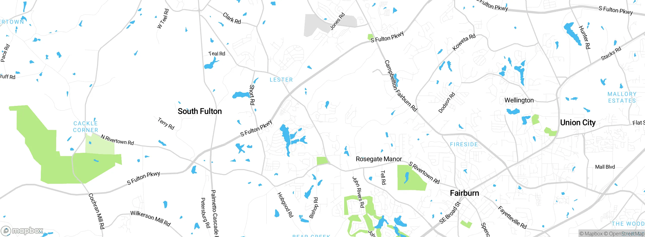 Map showing approximate location
