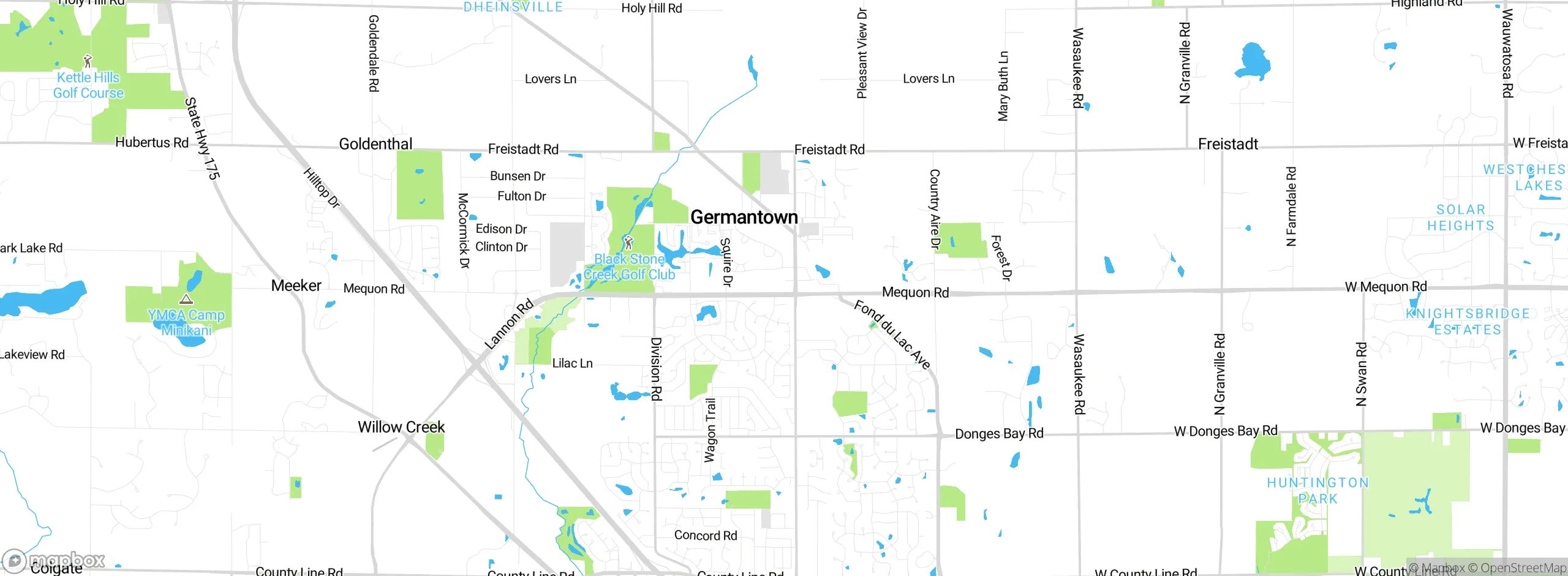 Map showing approximate location