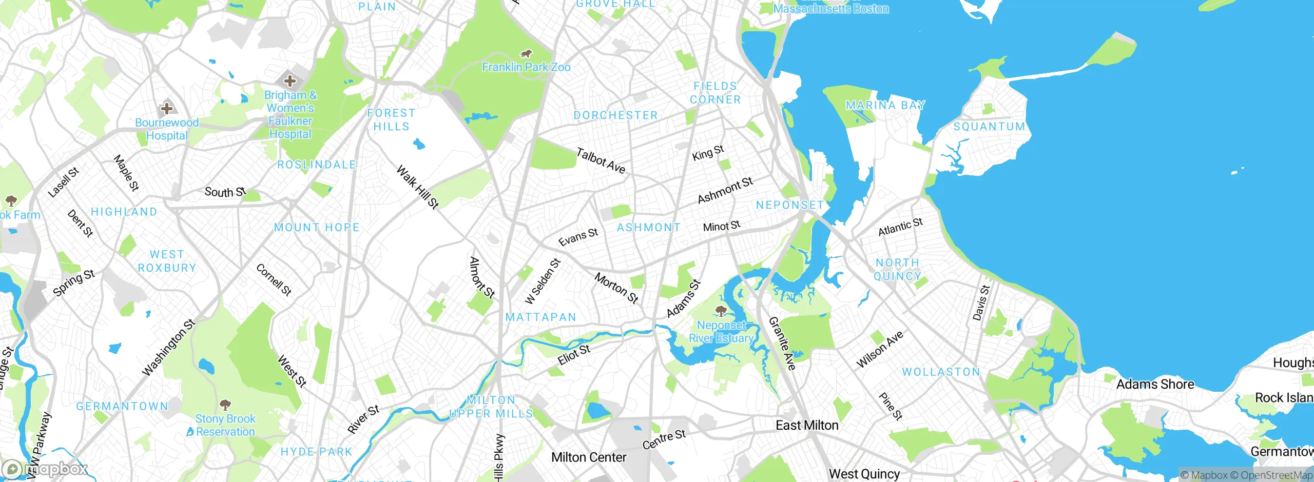 Map showing approximate location