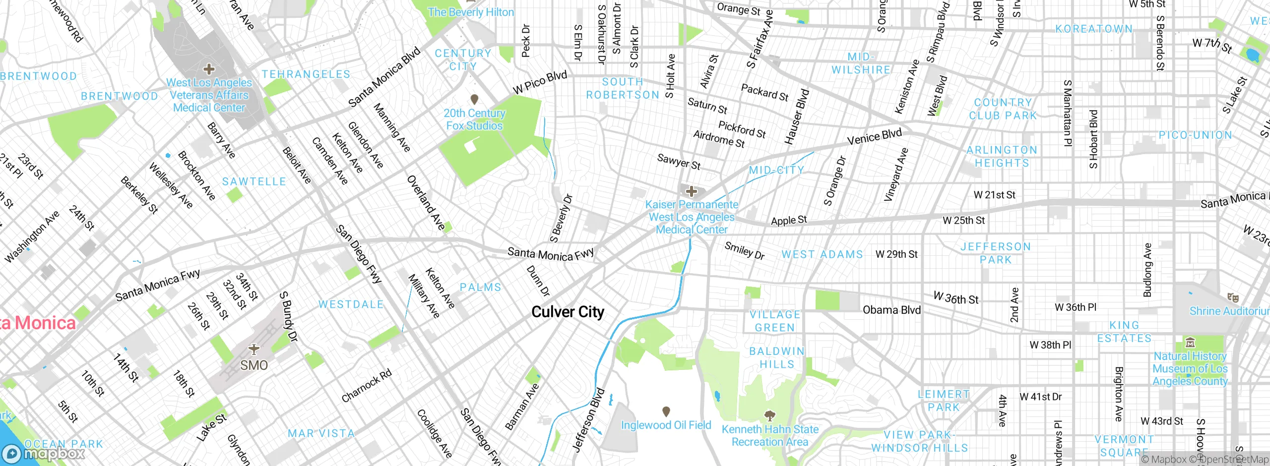 Map showing approximate location