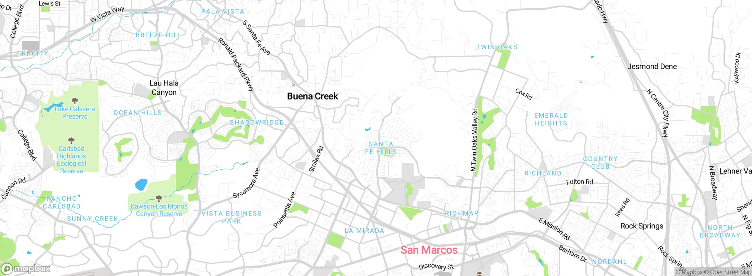 Map showing approximate location