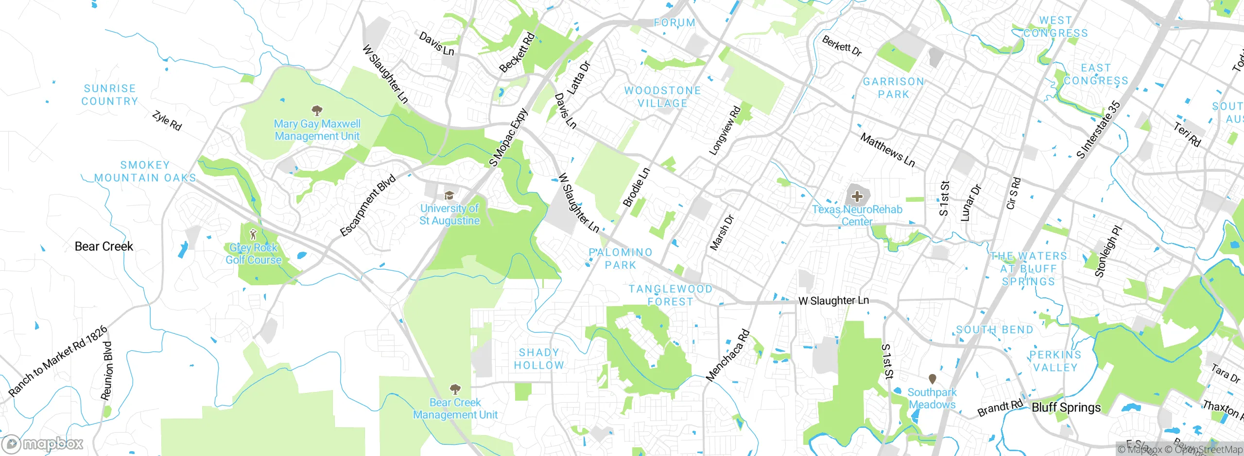 Map showing approximate location