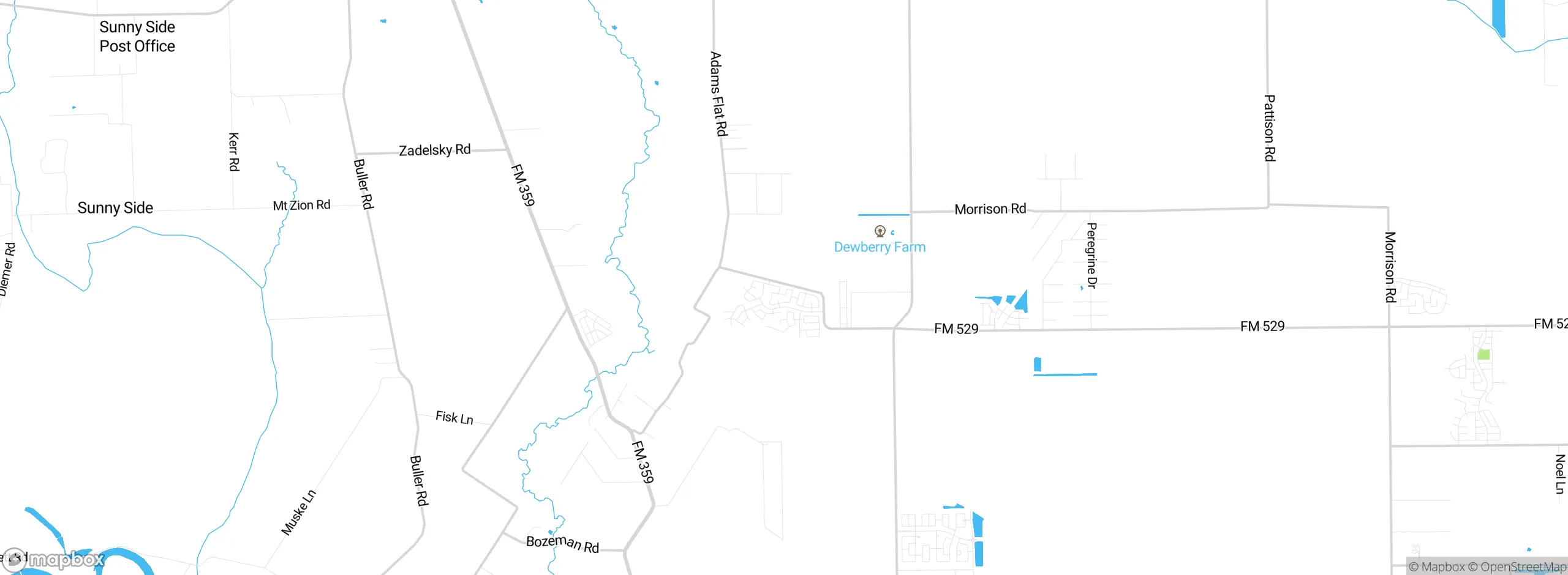 Map showing approximate location