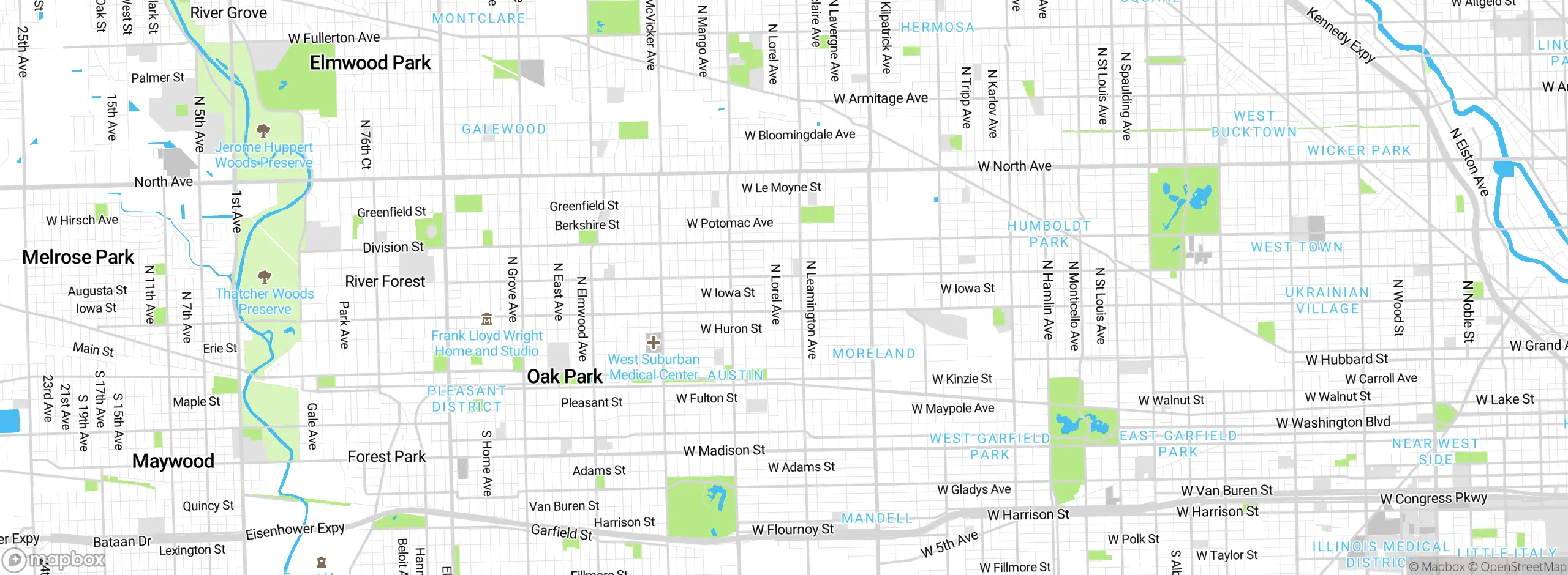 Map showing approximate location