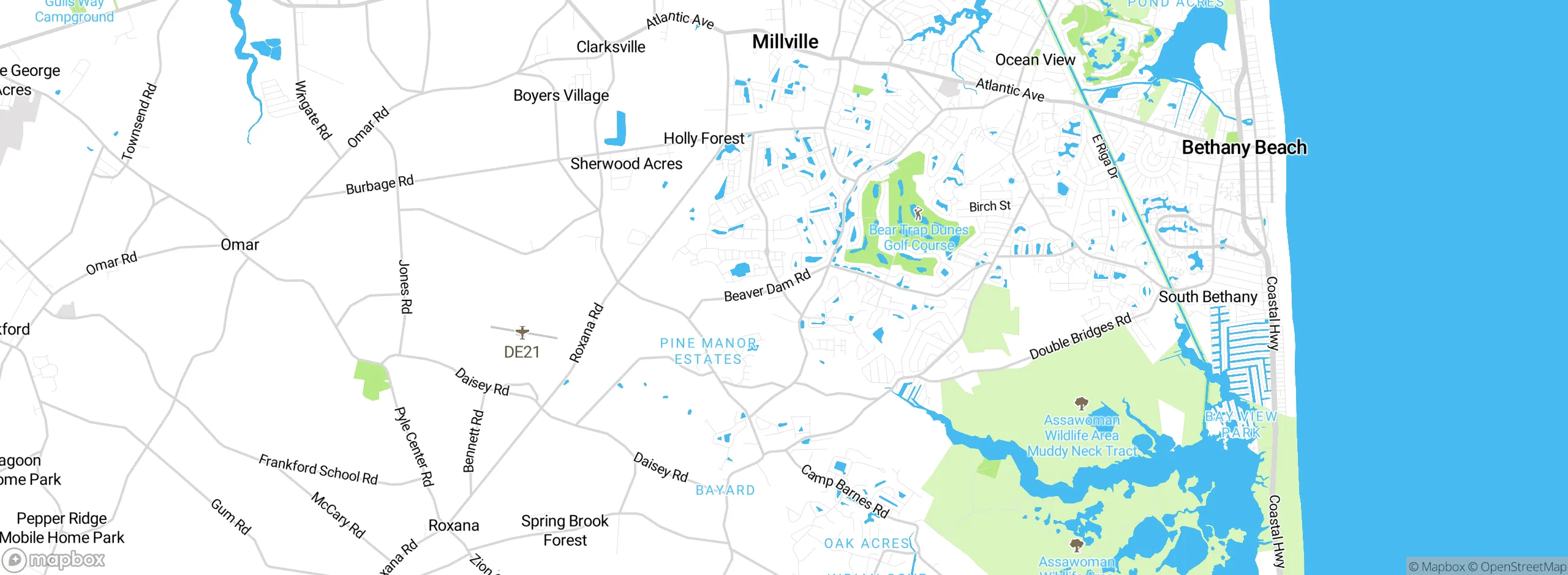 Map showing approximate location