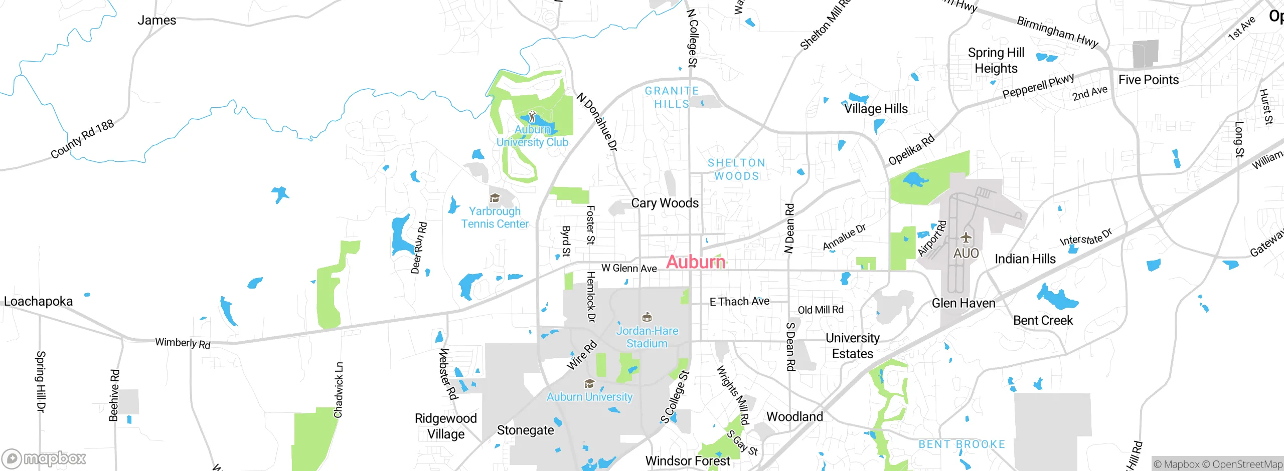 Map showing approximate location