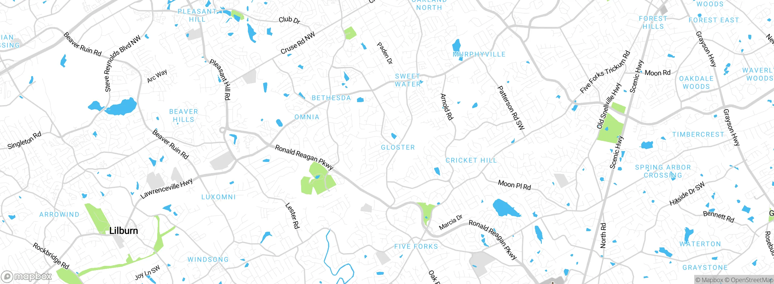 Map showing approximate location