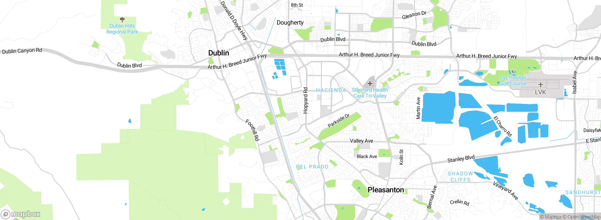 Map showing approximate location