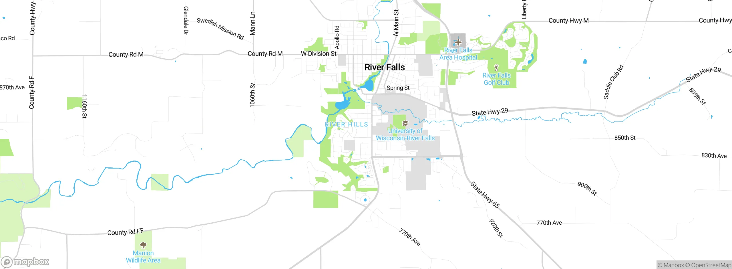 Map showing approximate location