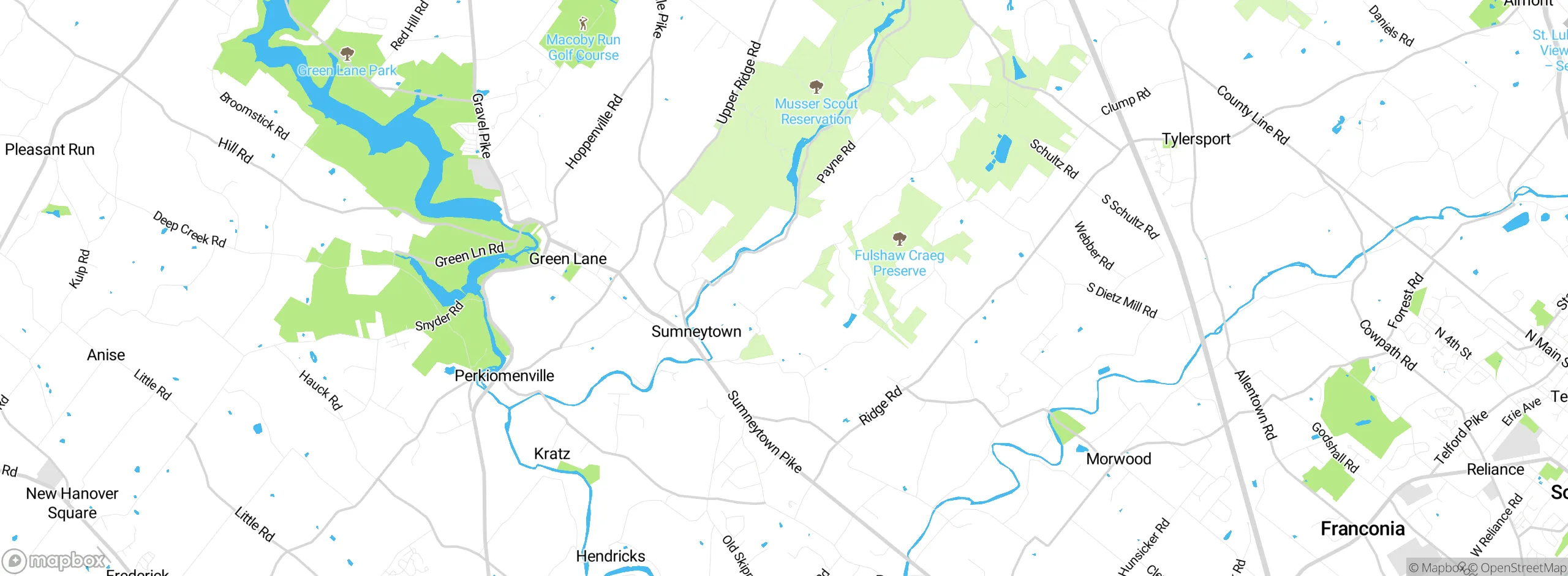 Map showing approximate location