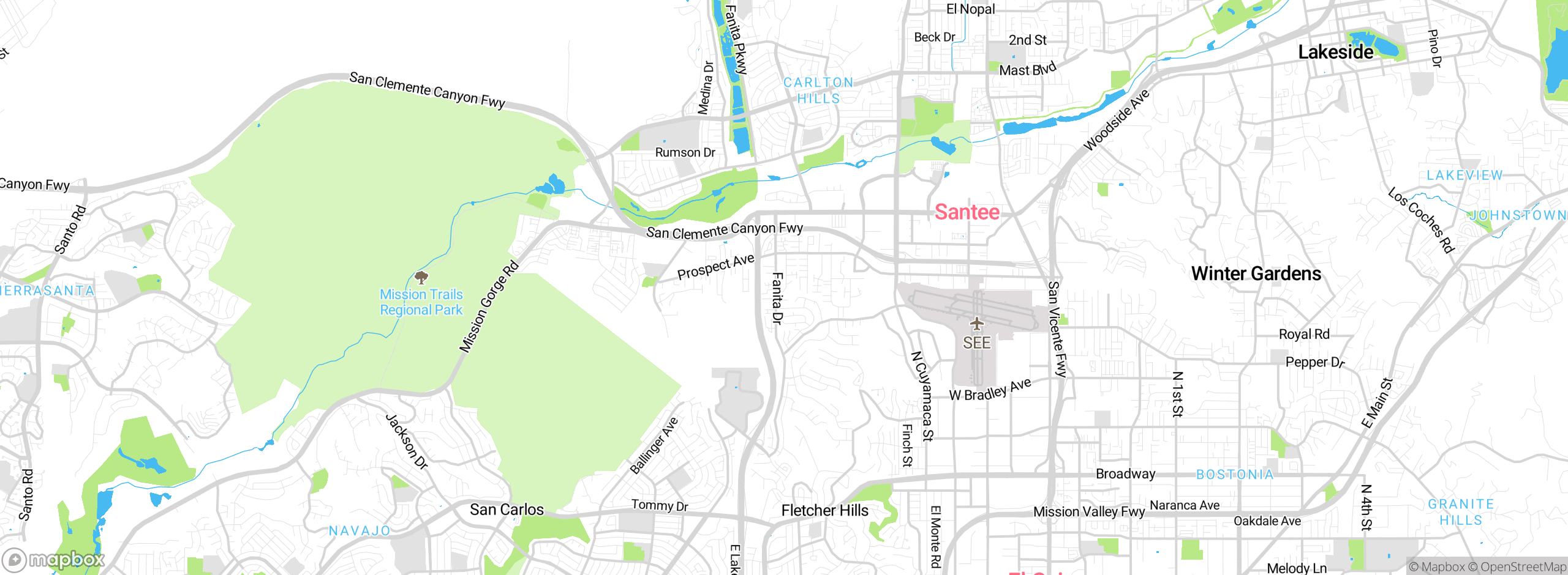 Map showing approximate location