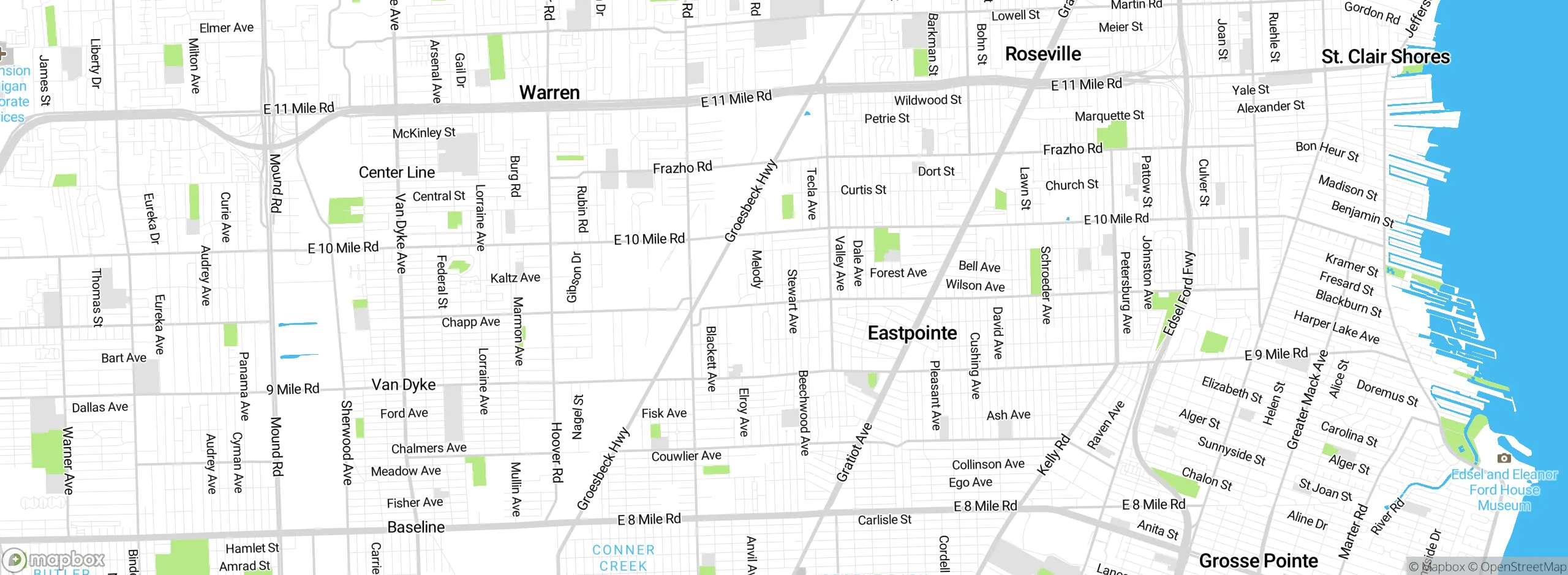 Map showing approximate location