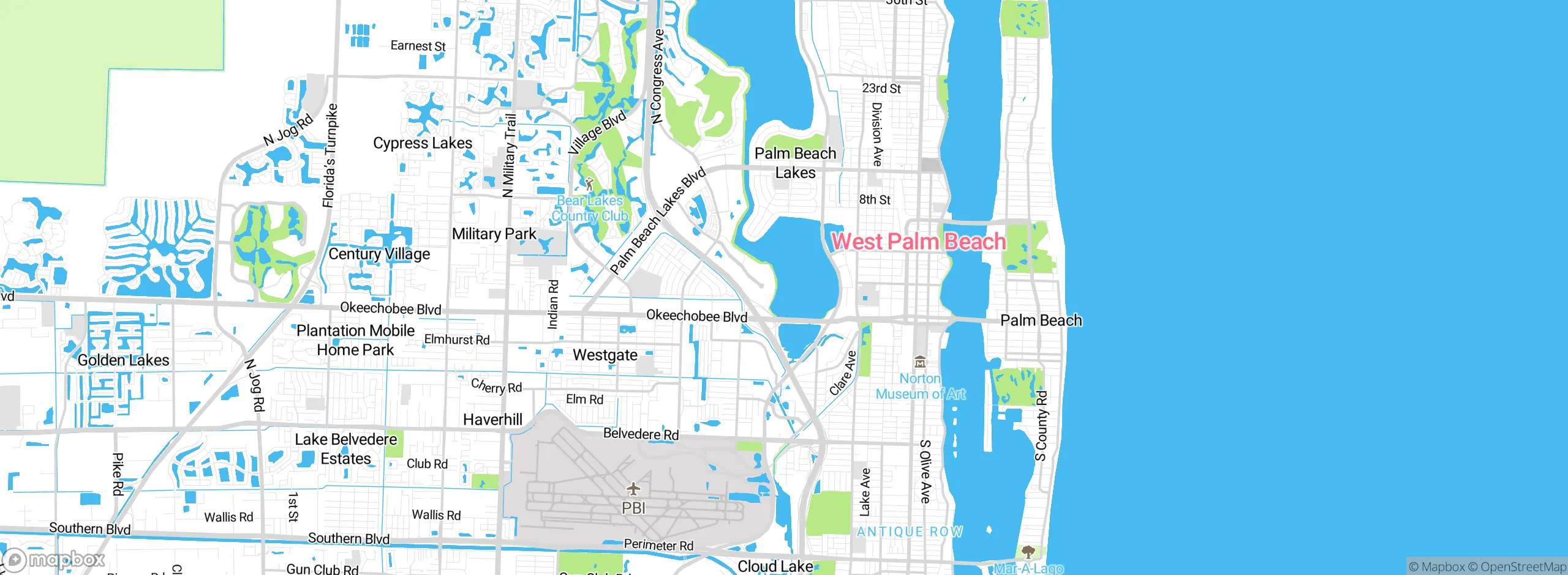 Map showing approximate location