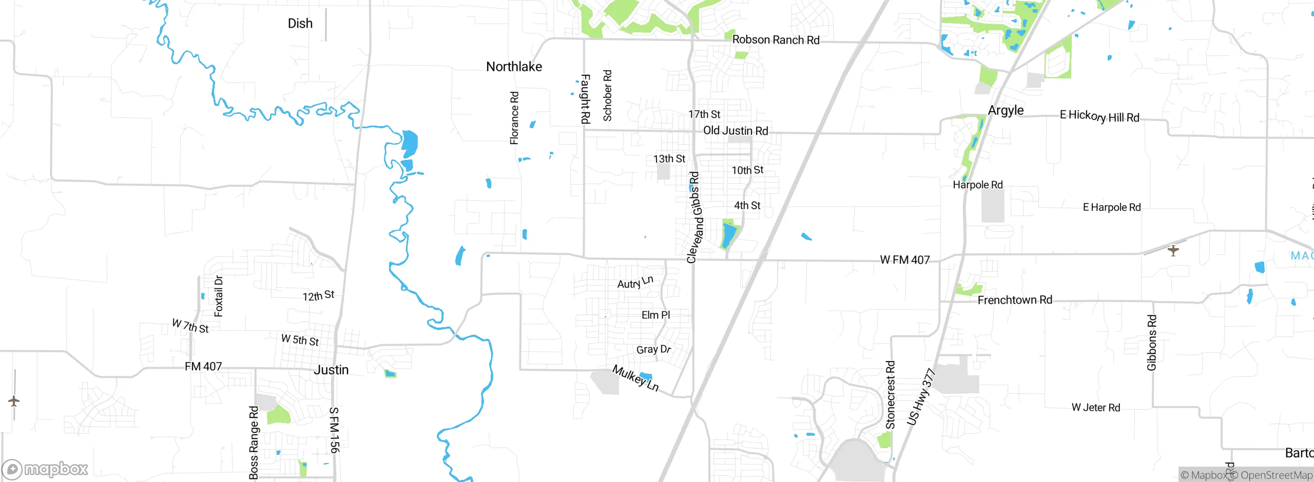 Map showing approximate location