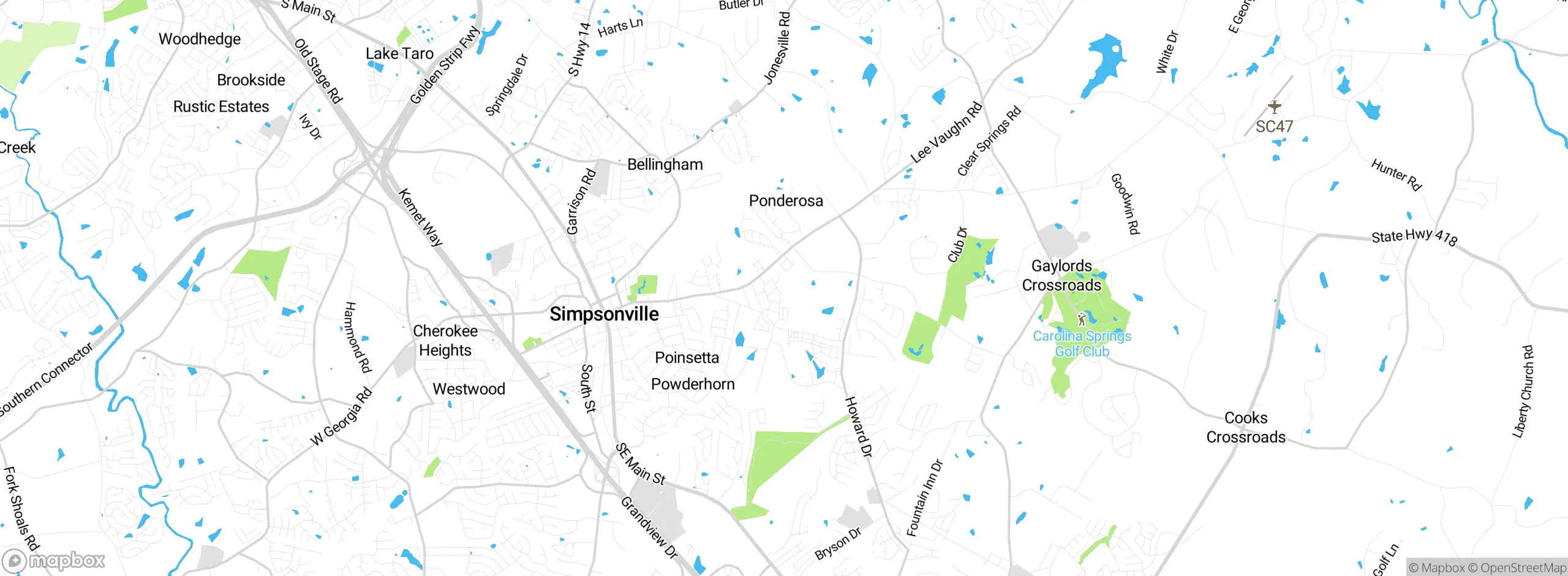 Map showing approximate location