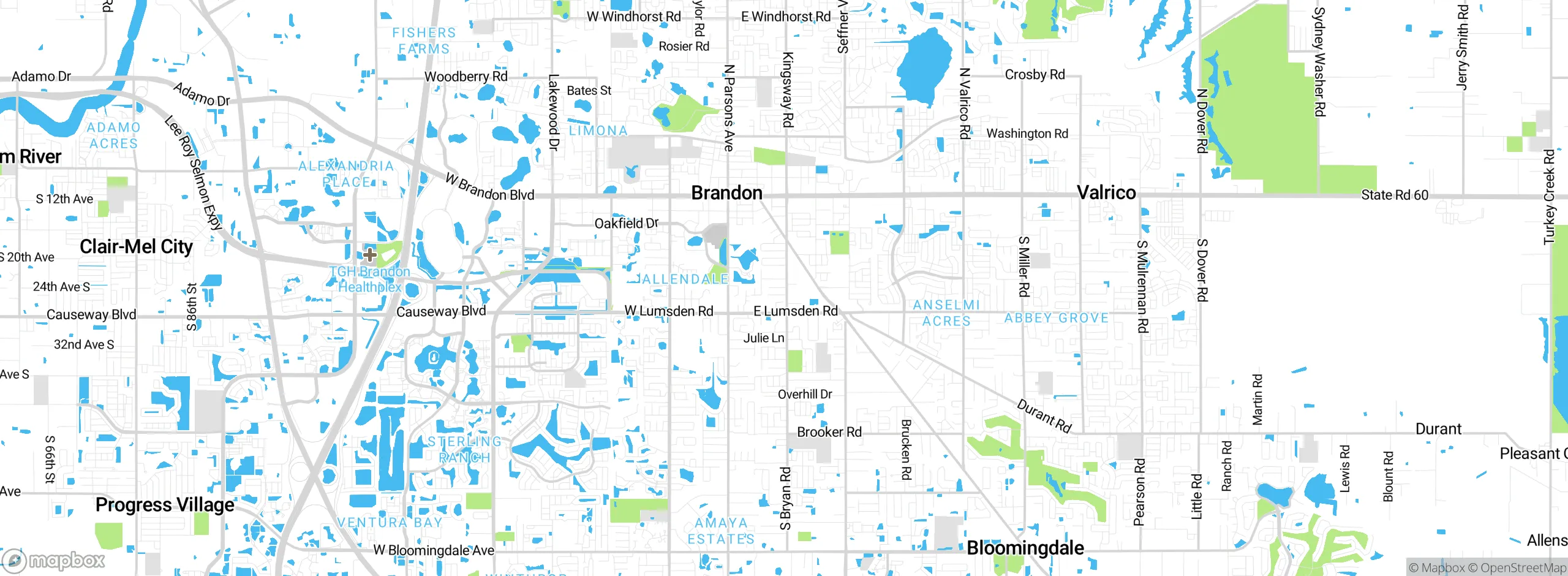Map showing approximate location