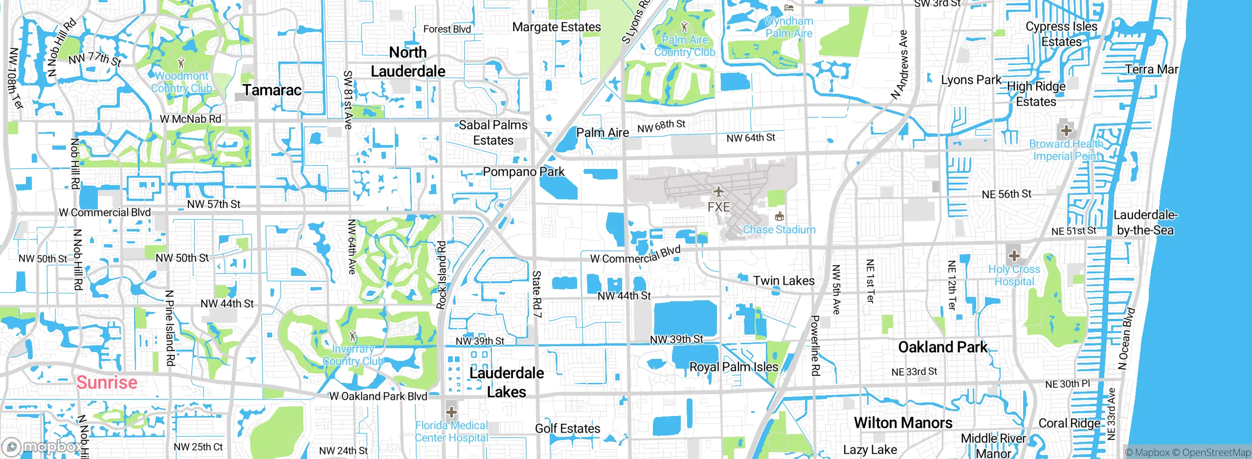 Map showing approximate location
