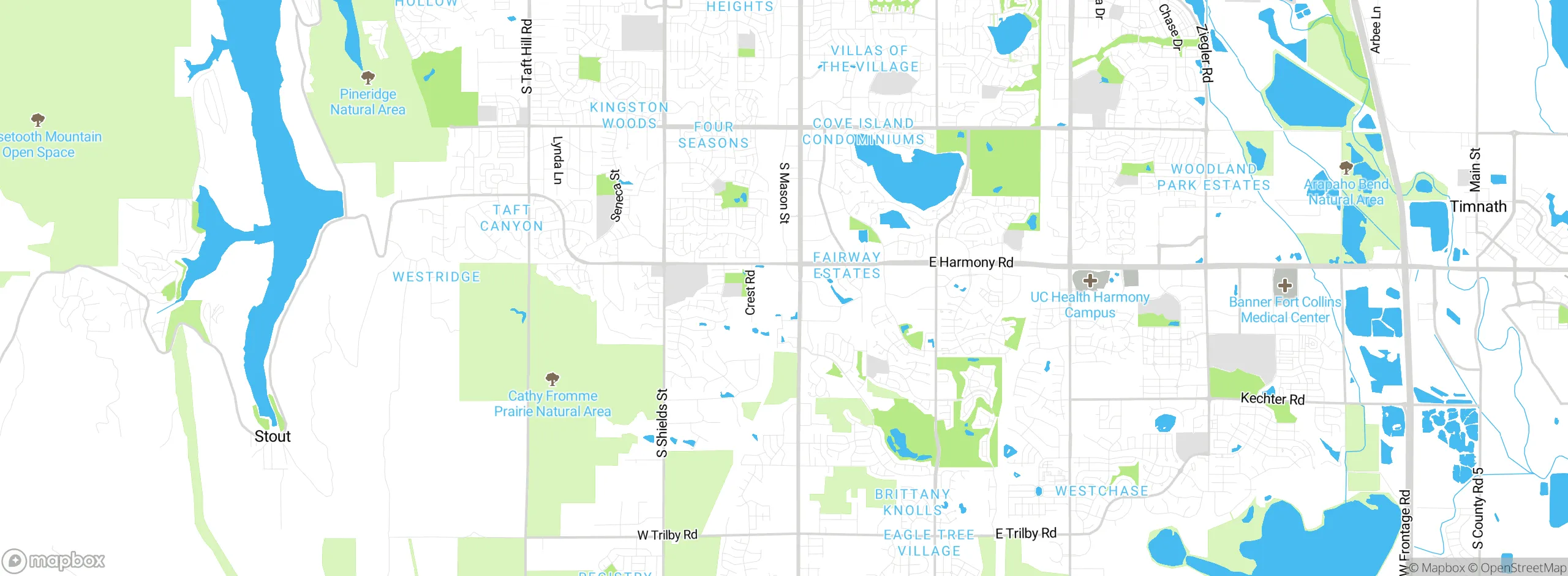 Map showing approximate location