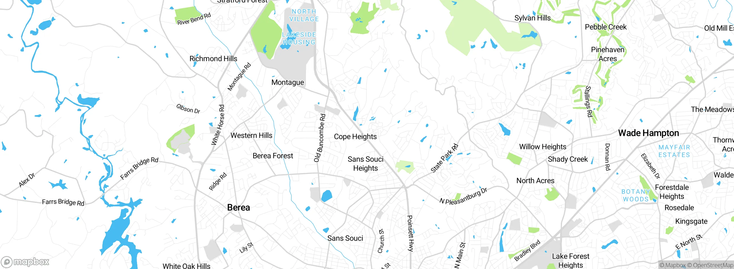 Map showing approximate location
