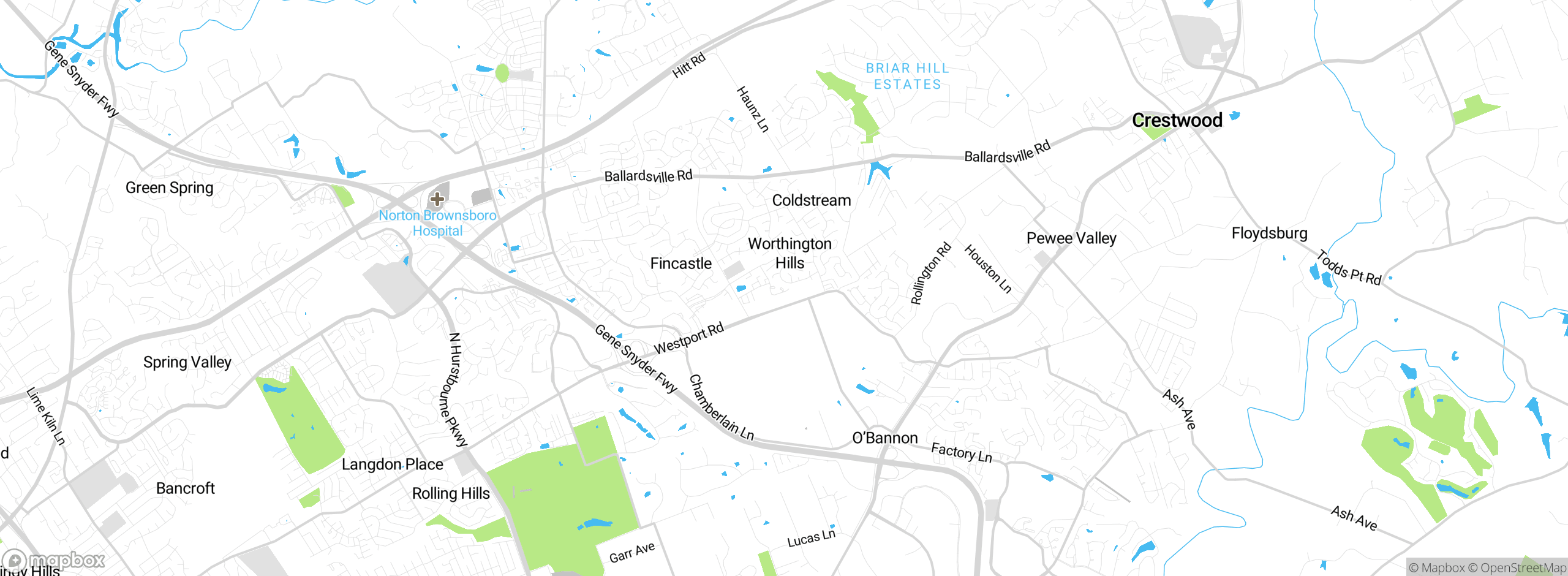 Map showing approximate location