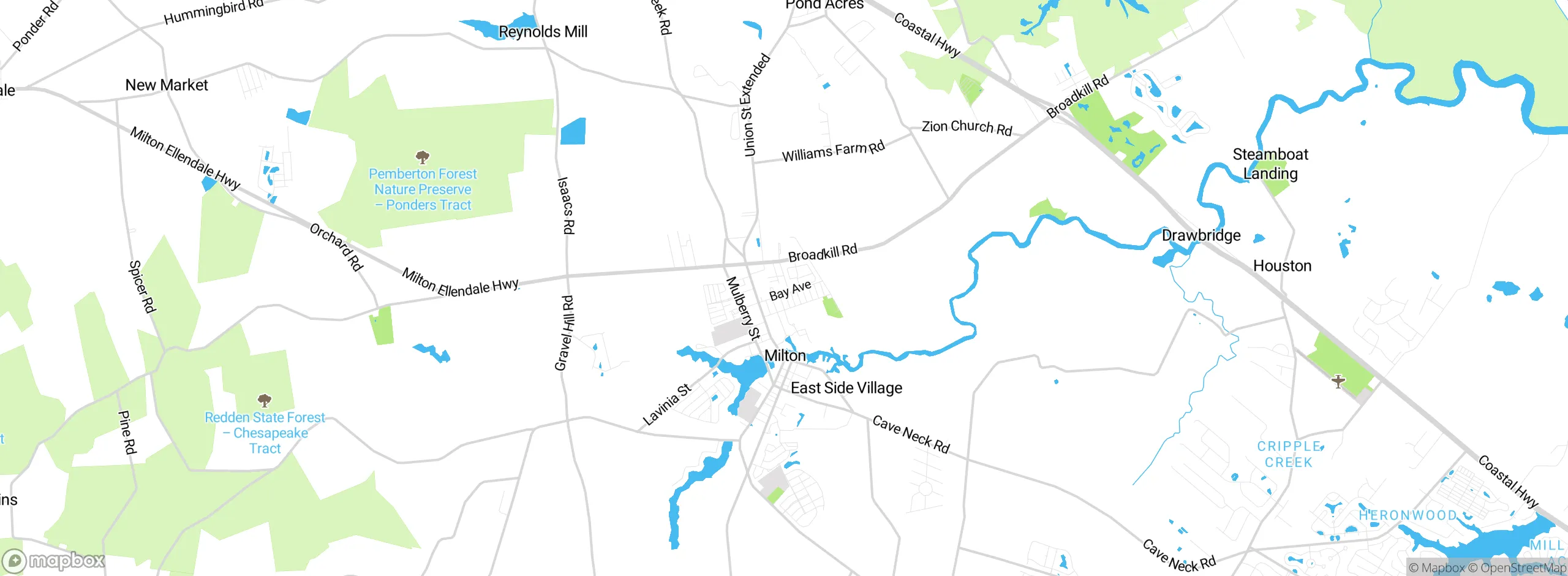 Map showing approximate location