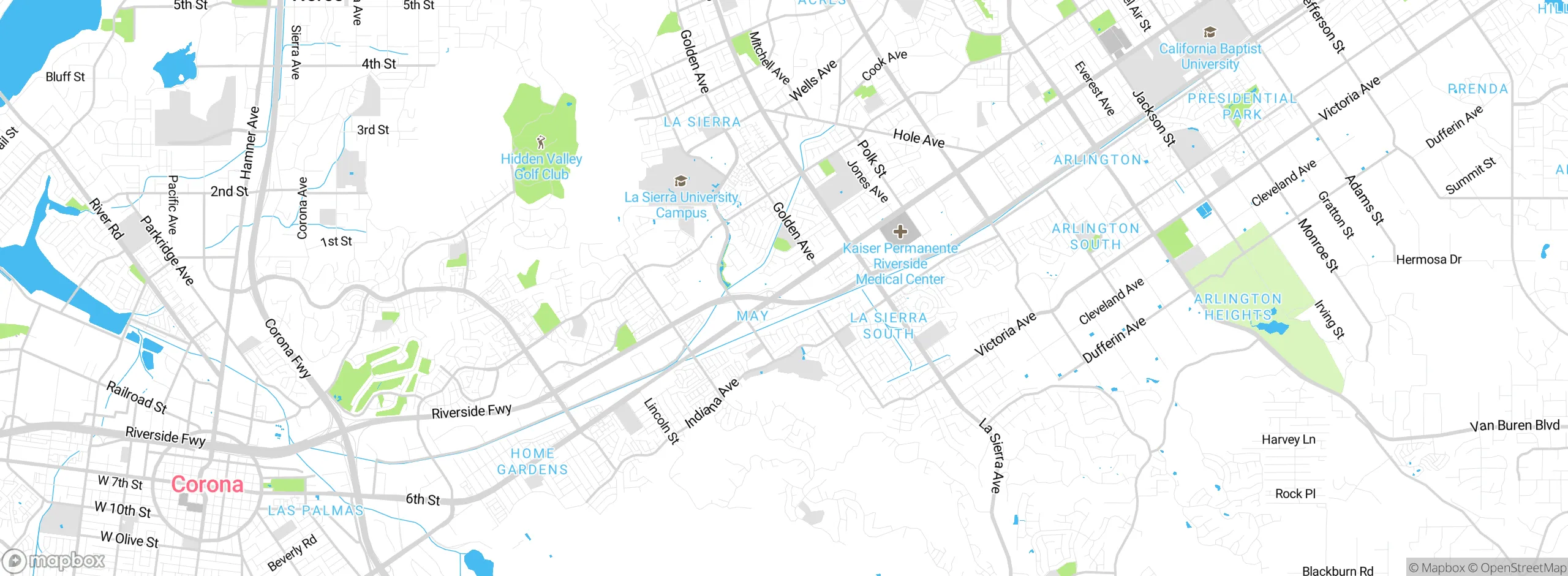 Map showing approximate location