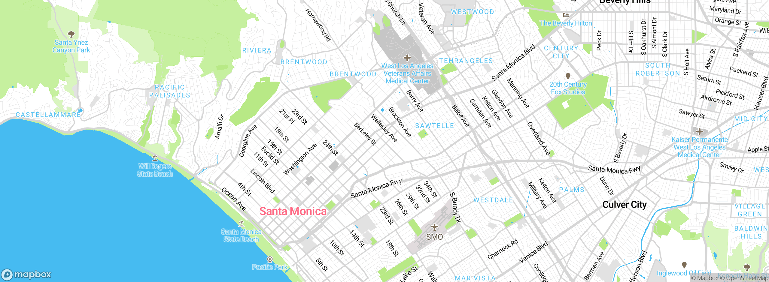 Map showing approximate location