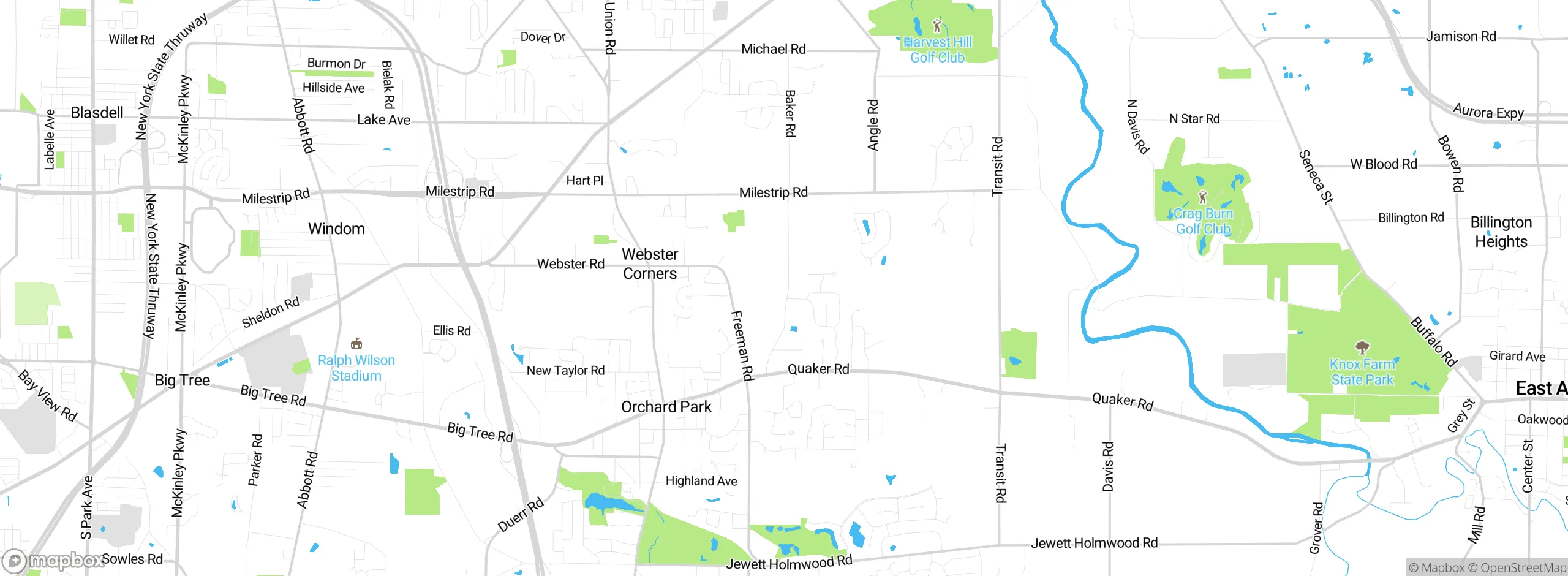 Map showing approximate location