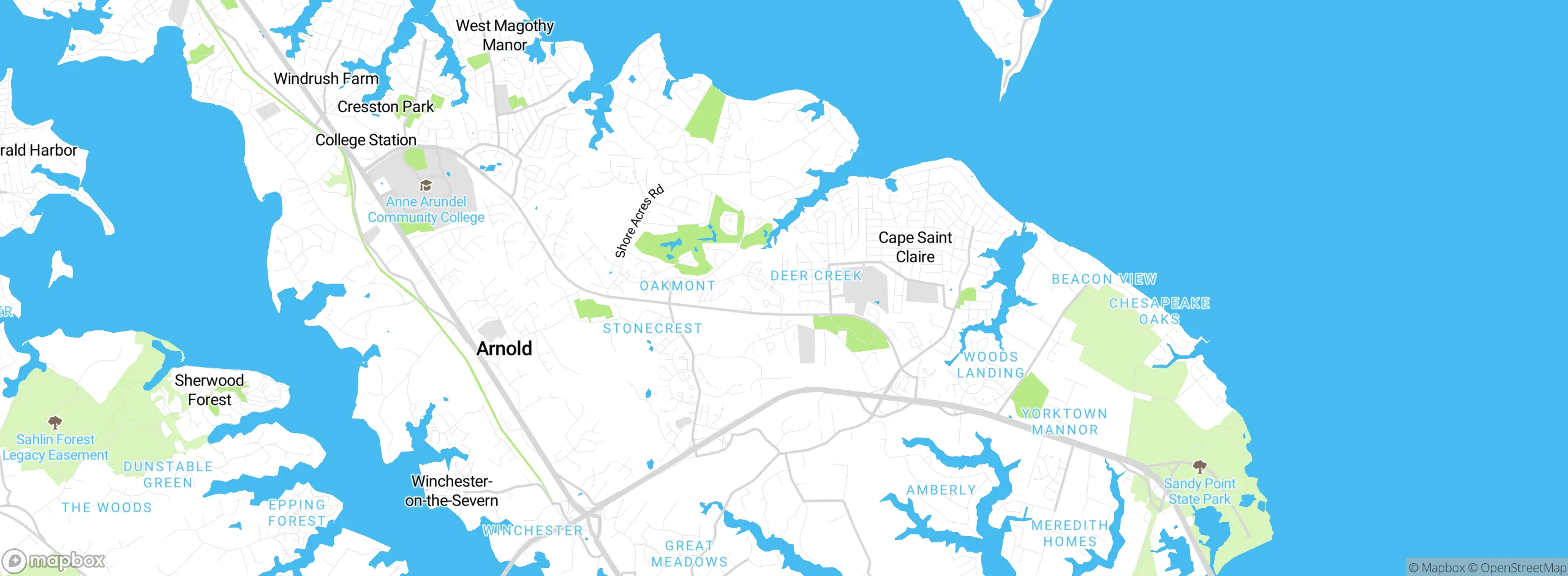 Map showing approximate location
