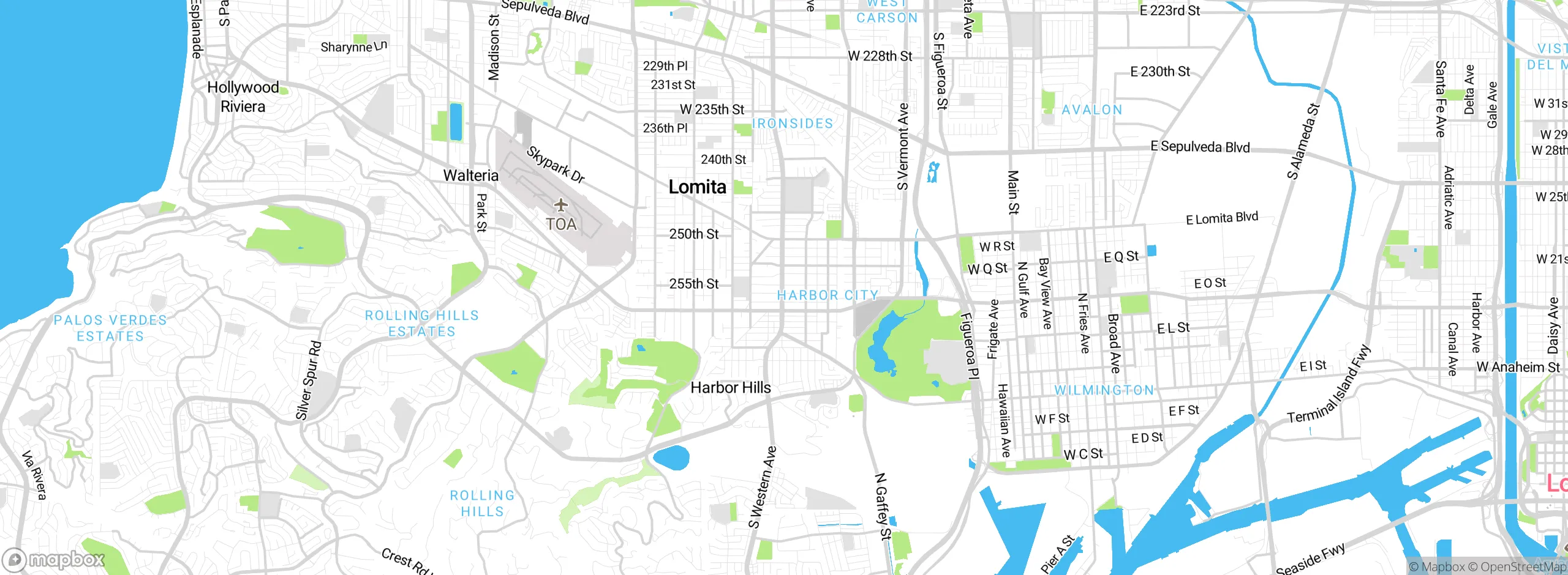 Map showing approximate location