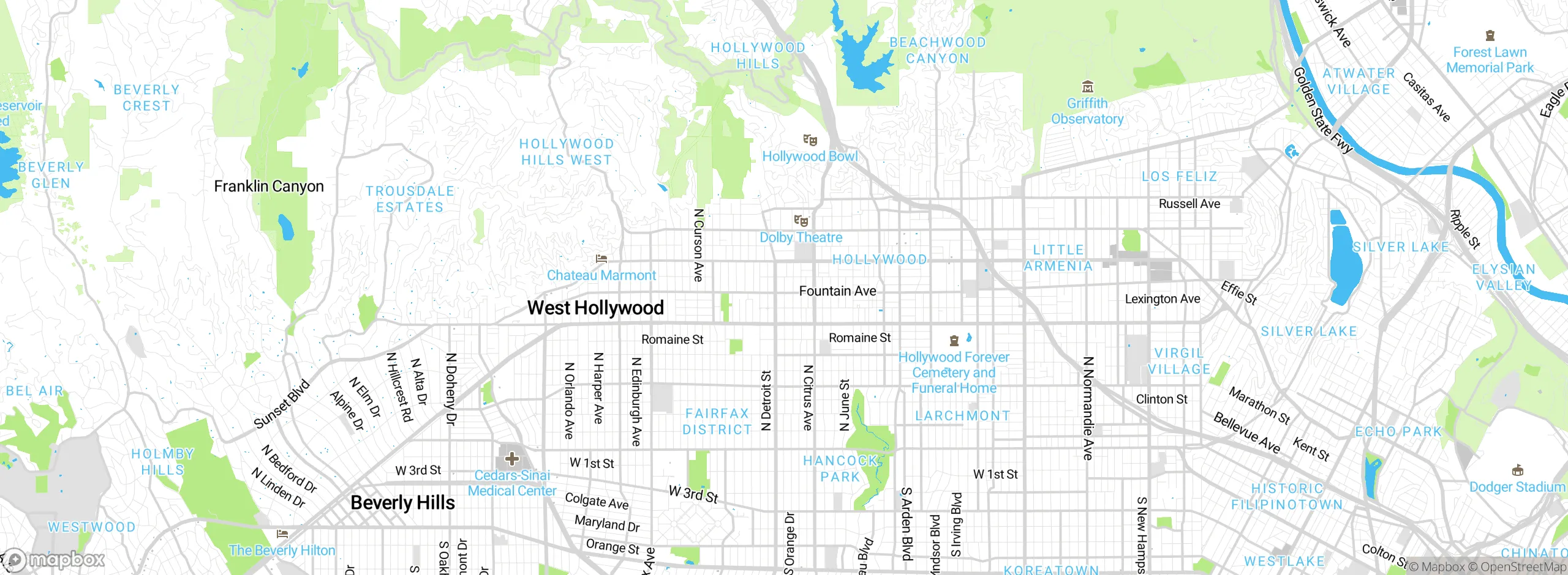 Map showing approximate location