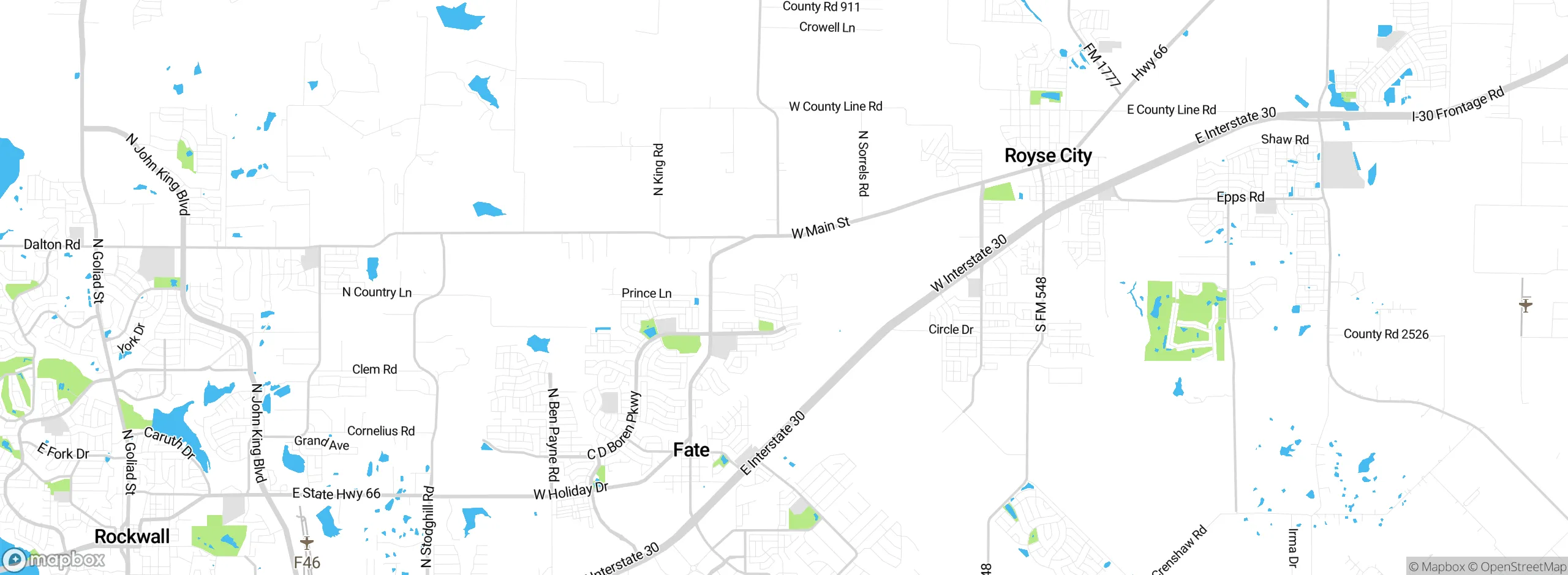 Map showing approximate location