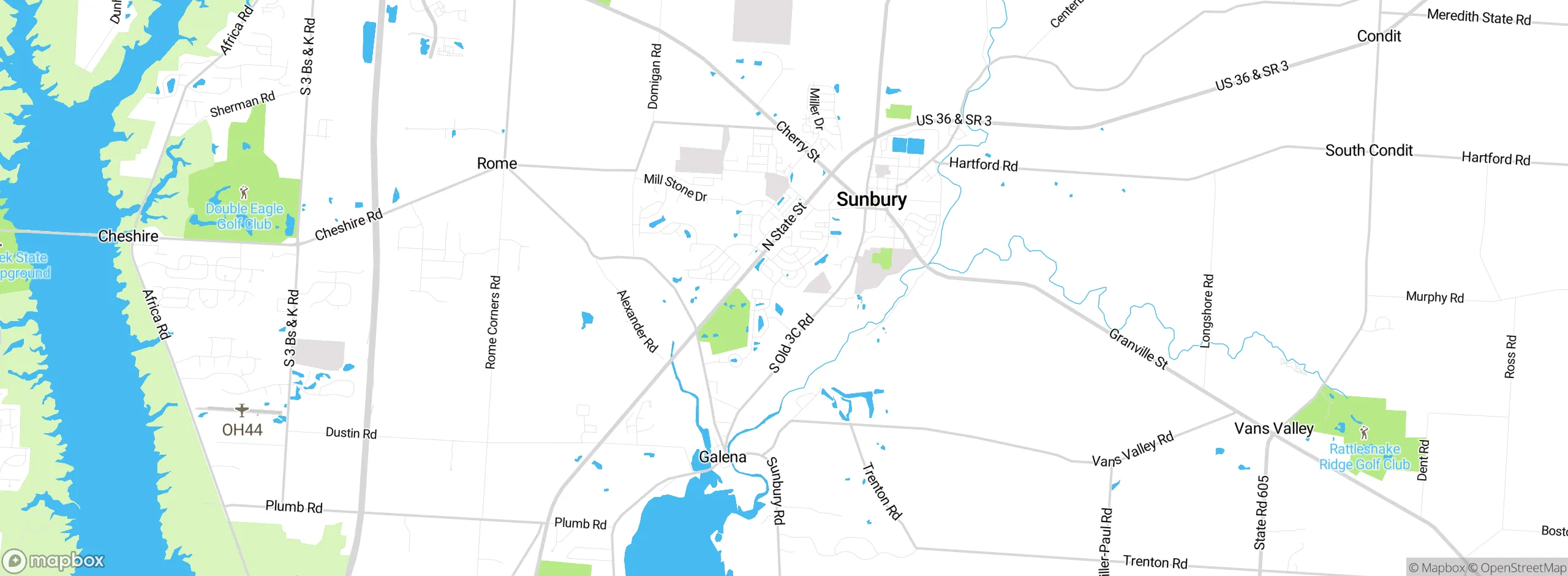 Map showing approximate location