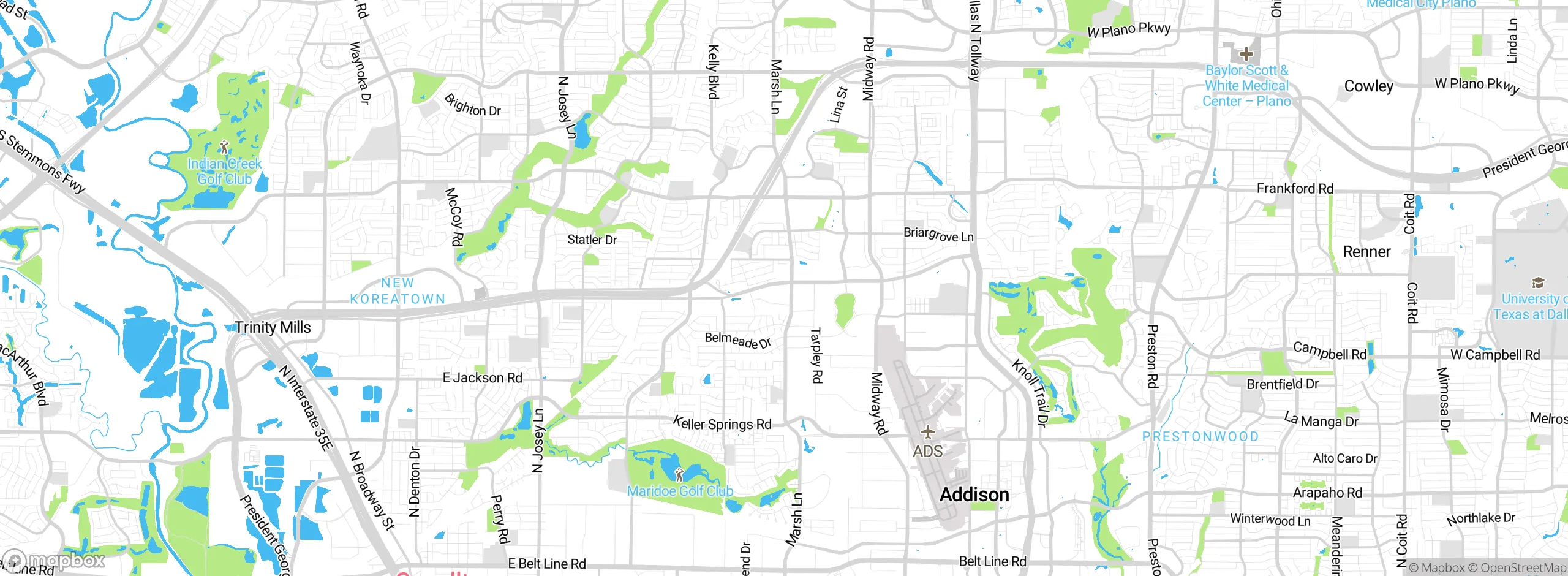 Map showing approximate location